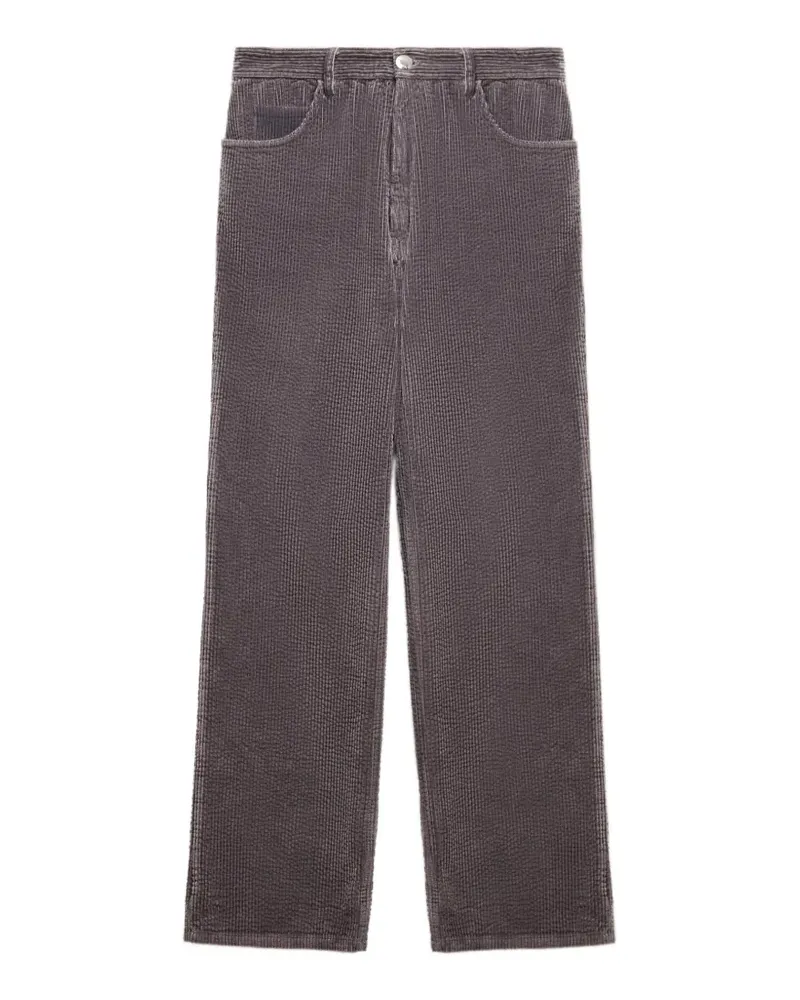 Marni grey corduroy flared trousers - Grau Grau