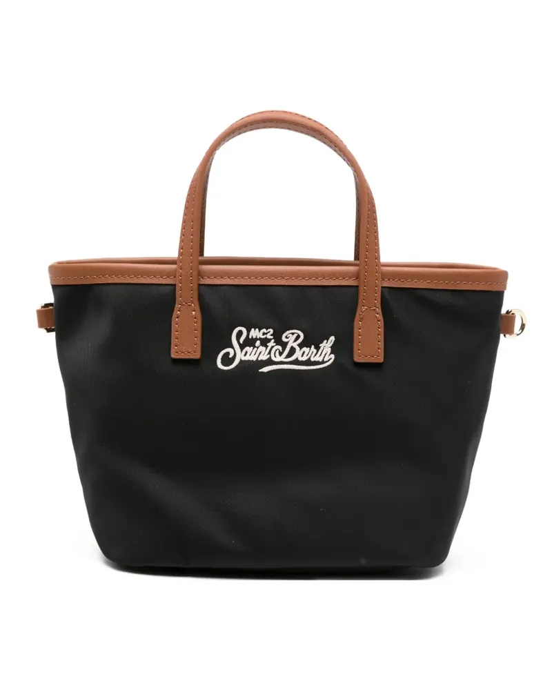 MC2 Saint Barth Mini City Handtasche - Schwarz Schwarz