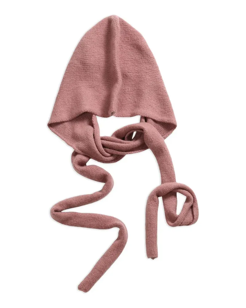 Casey Casey wool-cashmere strappy hat - Rosa Rosa