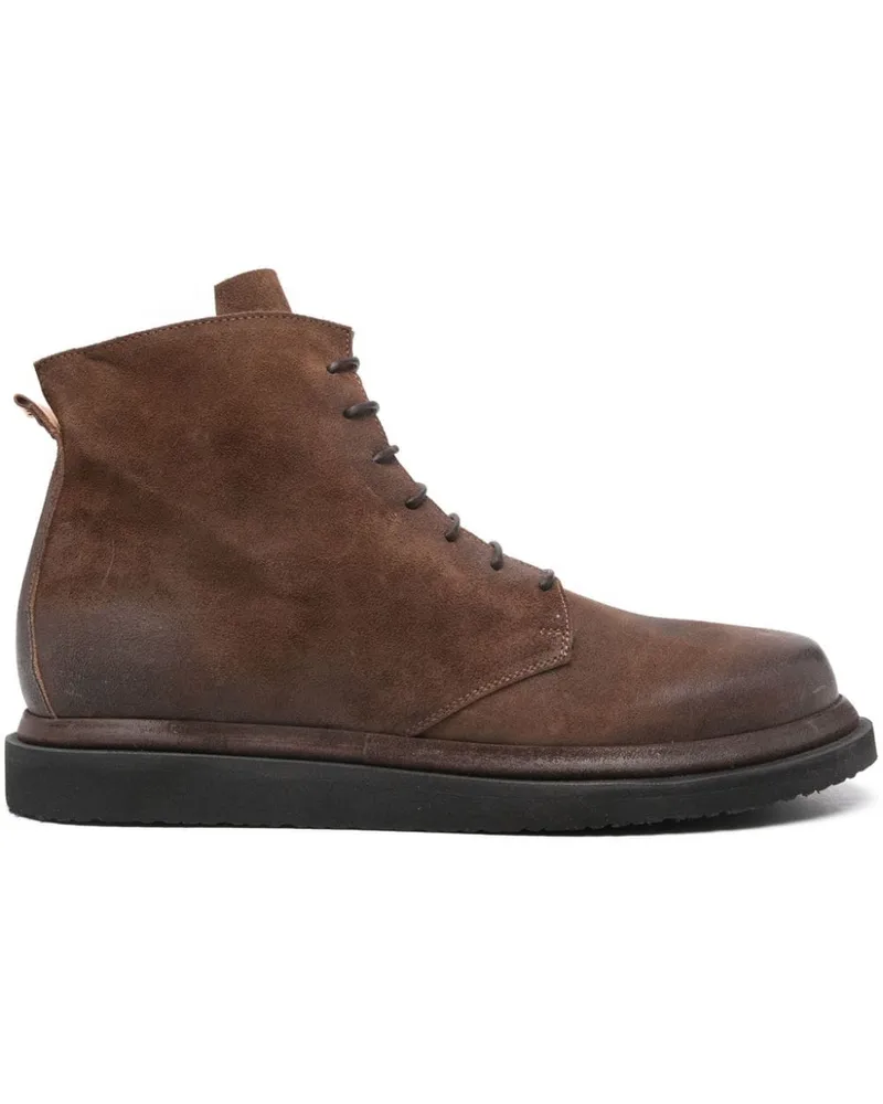 Moma Stiefel mit Logo-Detail - Braun Braun