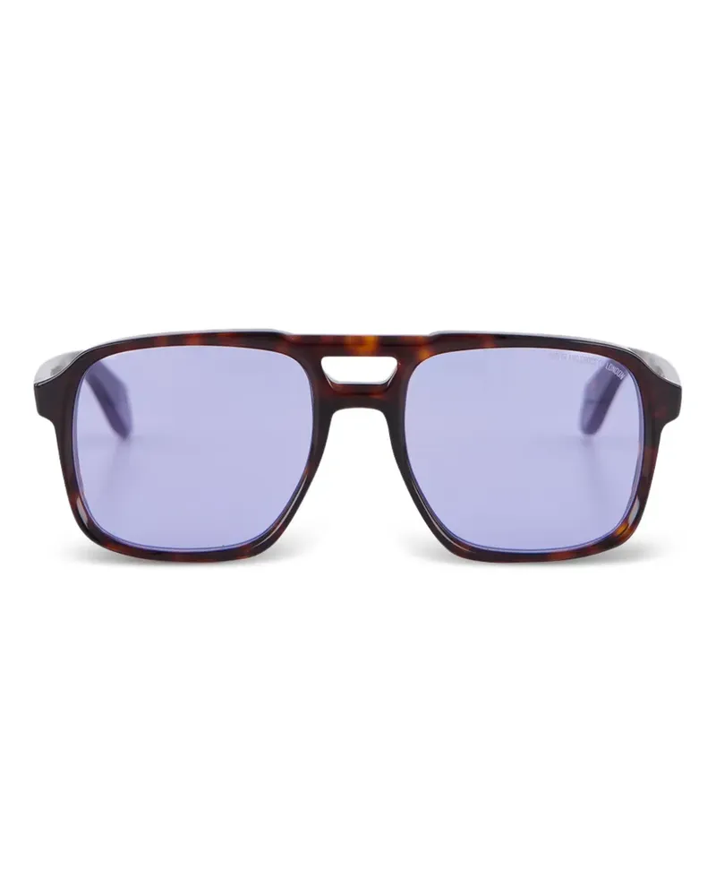 Cutler and Gross Sonnenbrille mit eckigem Gestell - Braun Braun