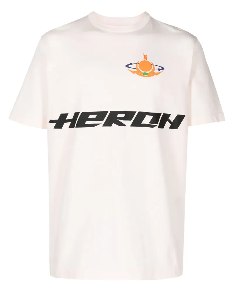 Heron Preston HP Globe Burn T-Shirt - Rosa Rosa