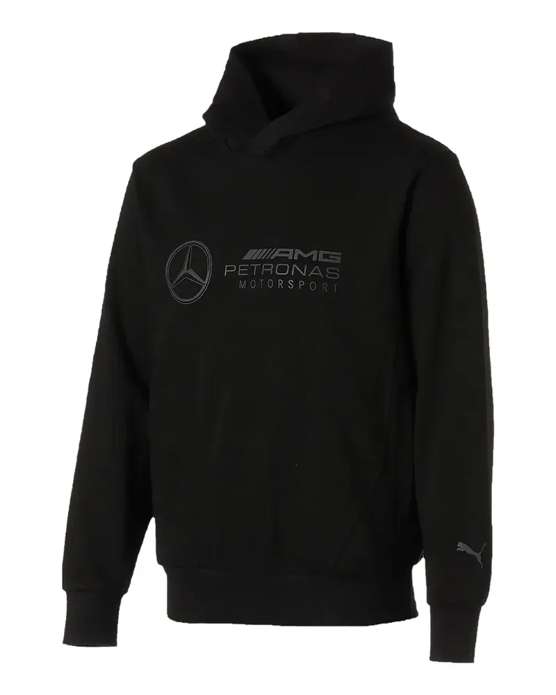 Puma x Mercedes-AMG F1 Team Hoodie mit Logo-Print - Schwarz Schwarz