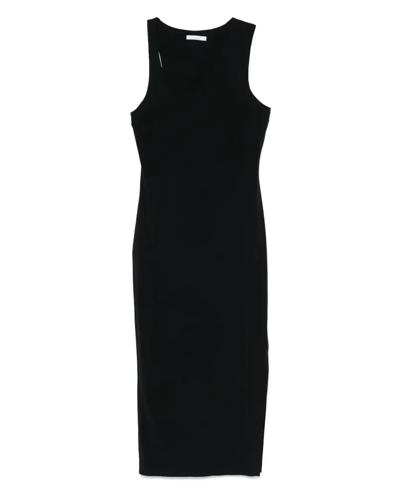 Patrizia Pepe Ärmelloses Maxikleid - Schwarz Schwarz