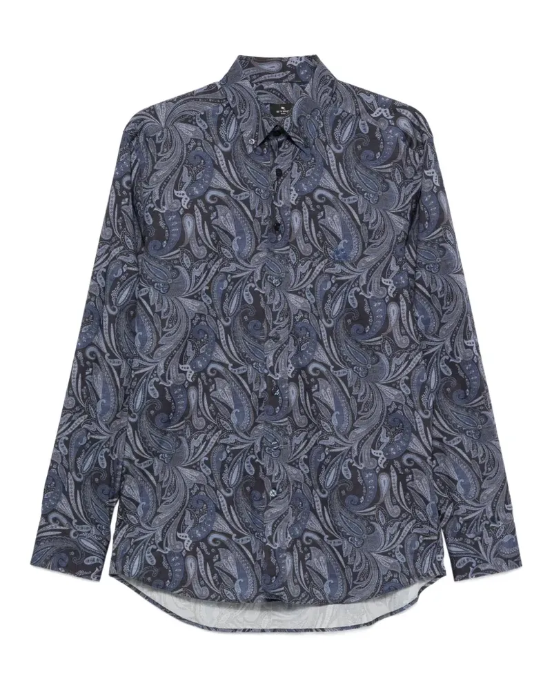 Etro paisley-pattern shirt - Schwarz Schwarz