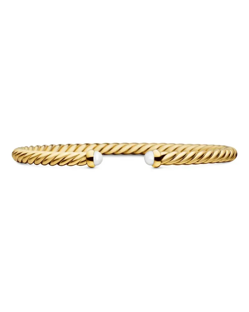 David Yurman 18kt Modern Cablespira Gelbgoldarmband 4mm Gold