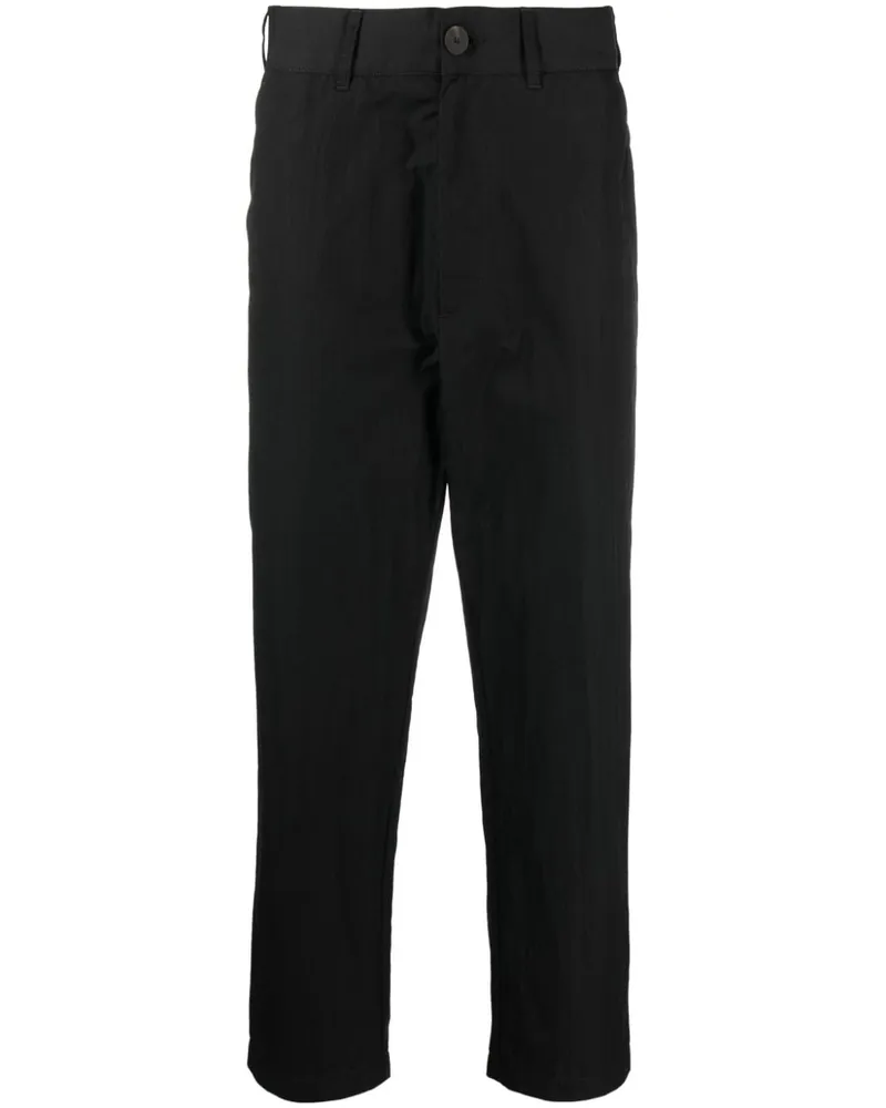 Studio Nicholson Bill Tapered-Hose mit hohem Bund Schwarz