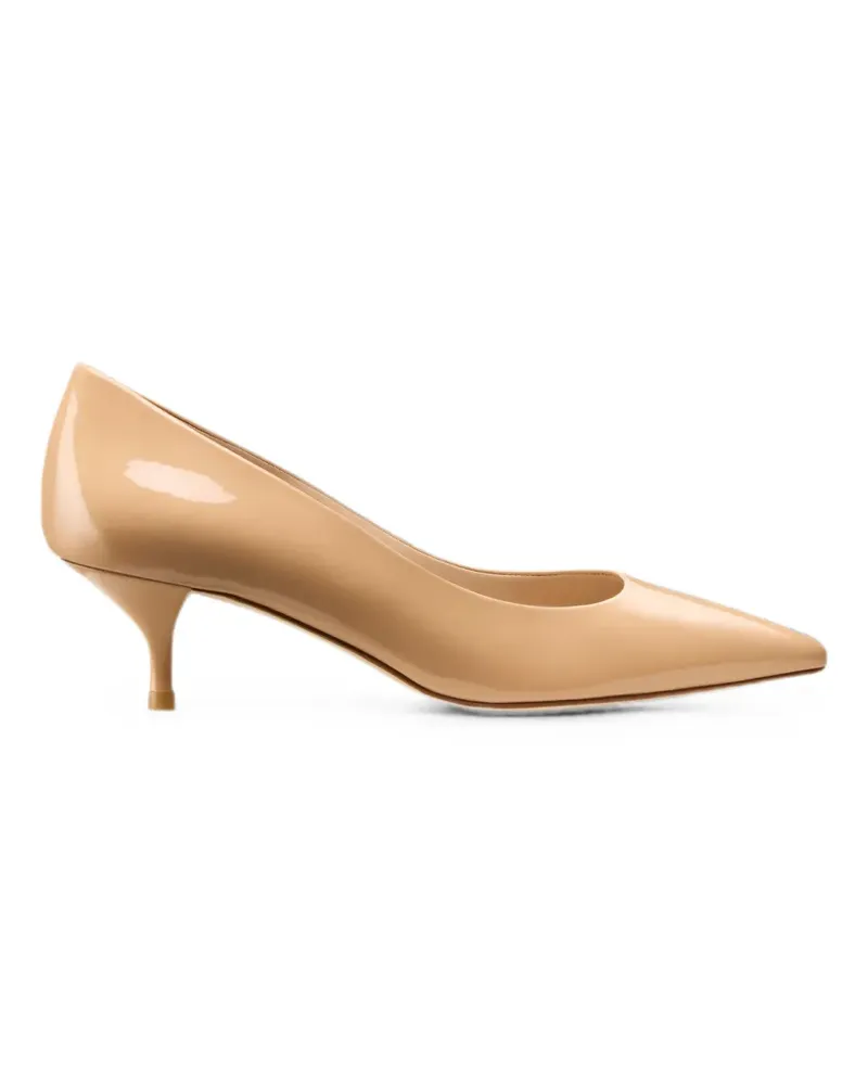 Stuart Weitzman Stuart Power pointed-toe pumps - Nude Nude
