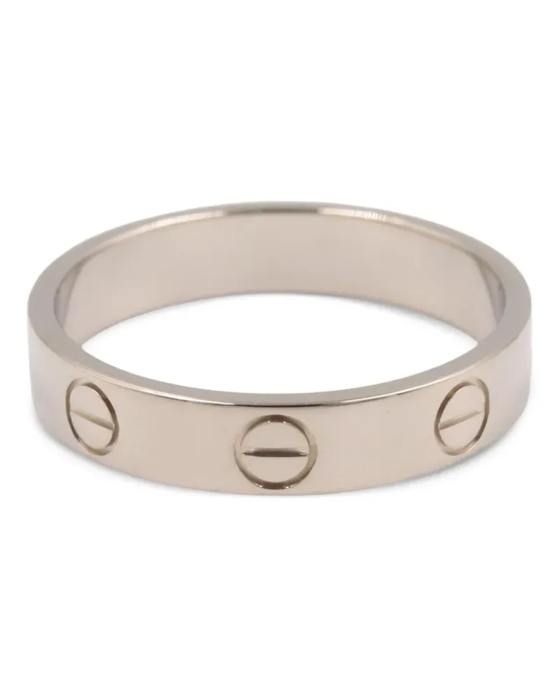 Cartier 2010s mini Love Ring - Silber Silber