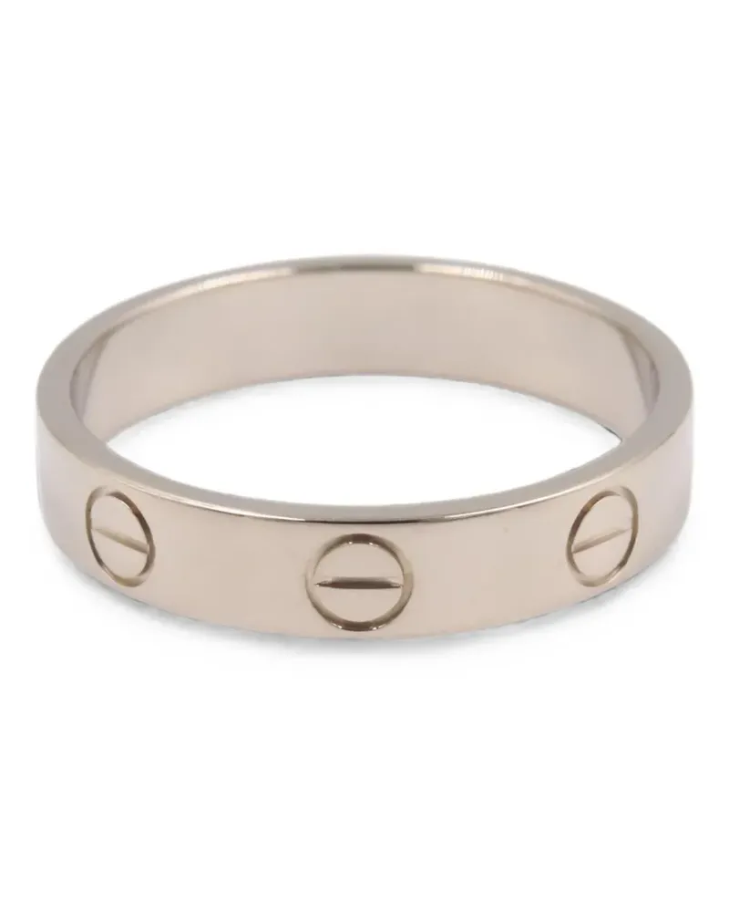 Cartier 2010s mini Love Ring - Silber Silber