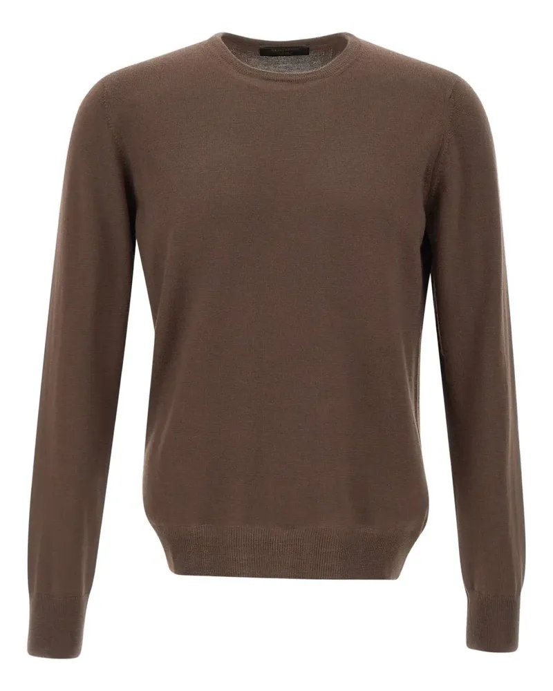 Gran Sasso Pullover mit Rundhalsausschnitt - Braun Braun