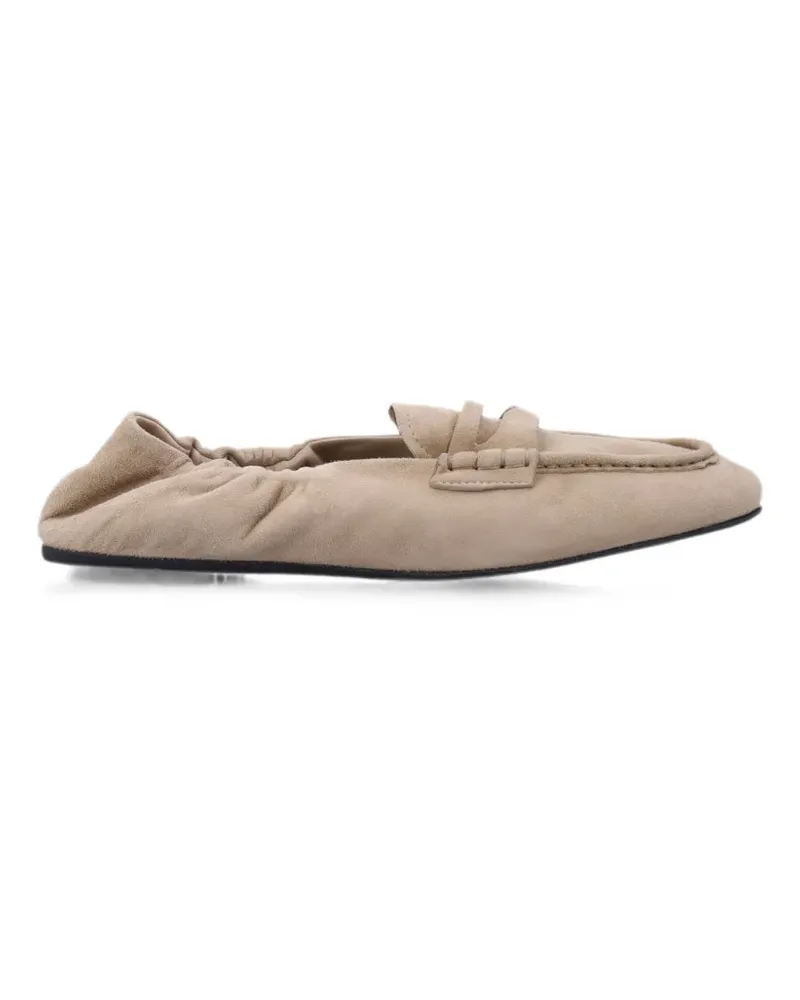 Miu Miu elasticated penny sneakers - Nude Nude