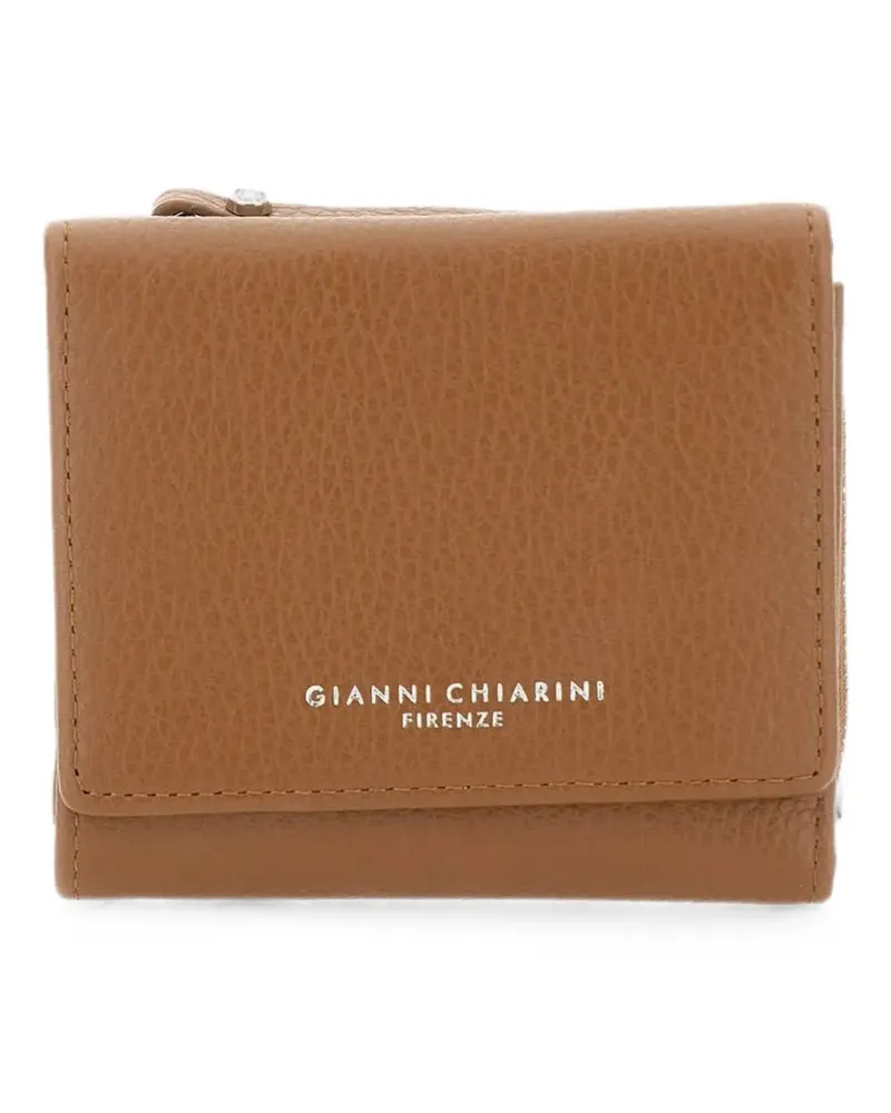 Gianni Chiarini Portemonnaie aus gekörntem Leder - Nude Nude