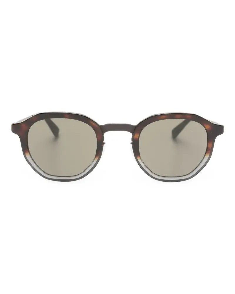 Mykita Sawyer A63 Sonnenbrille mit geometrischem Gestell - Braun Braun