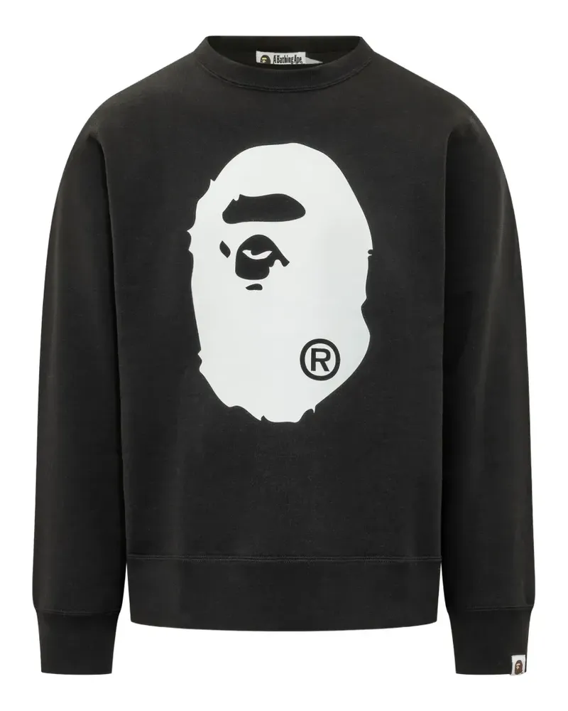 BAPE Ape Head graphic-print sweatshirt - Schwarz Schwarz
