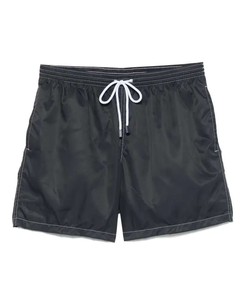 BARBA Badeshorts mit Kordelzug - Schwarz Schwarz