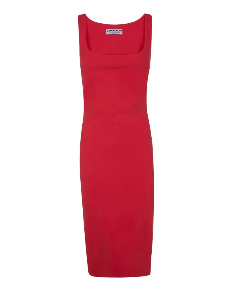 Chiara Boni square-neck dress - Rot Rot