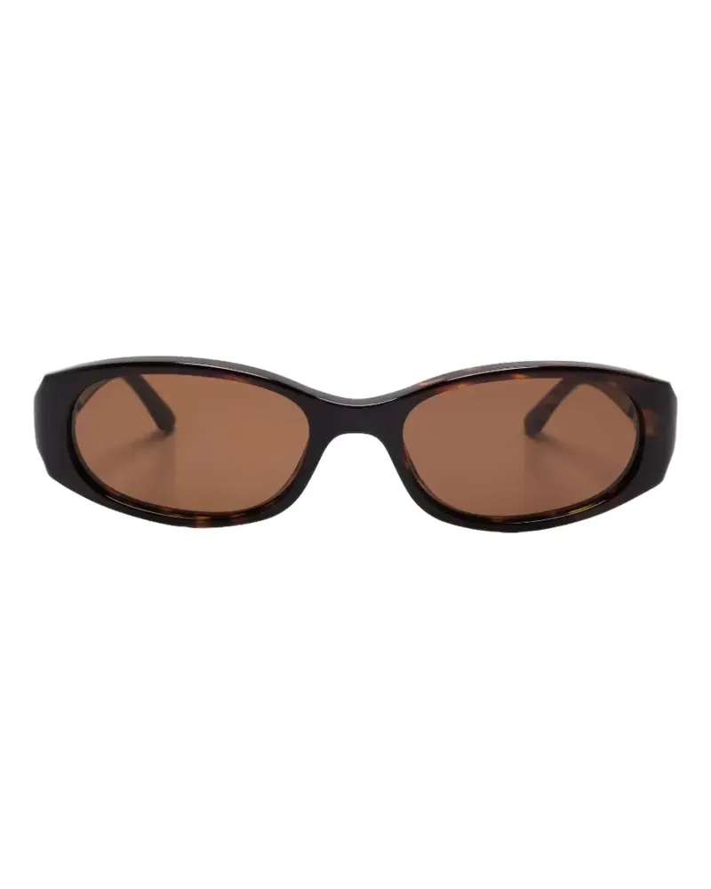 CHIMI Note Sonnenbrille mit ovalem Gestell - Braun Braun