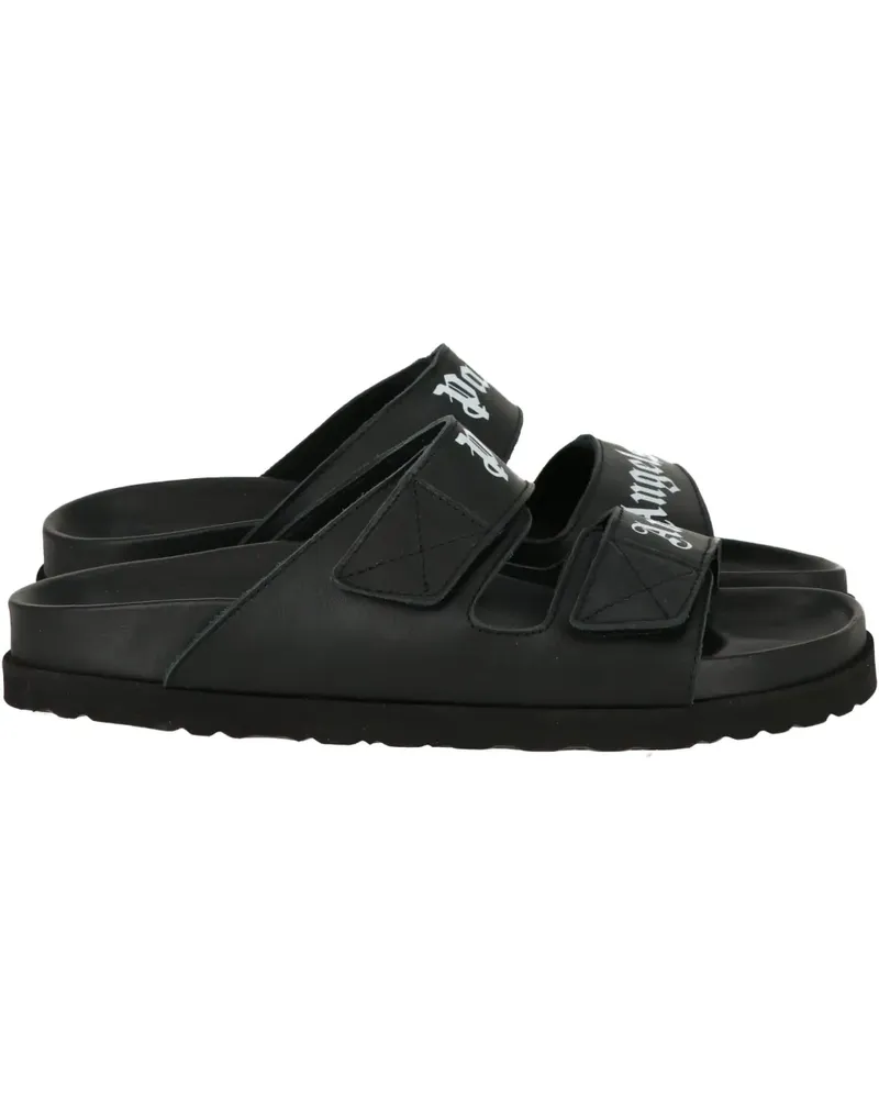 Palm Angels logo-strap sandals - Schwarz Schwarz