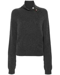 Philosophy Di Lorenzo Serafini Barbell Pullover mit Anstecknadel Grau