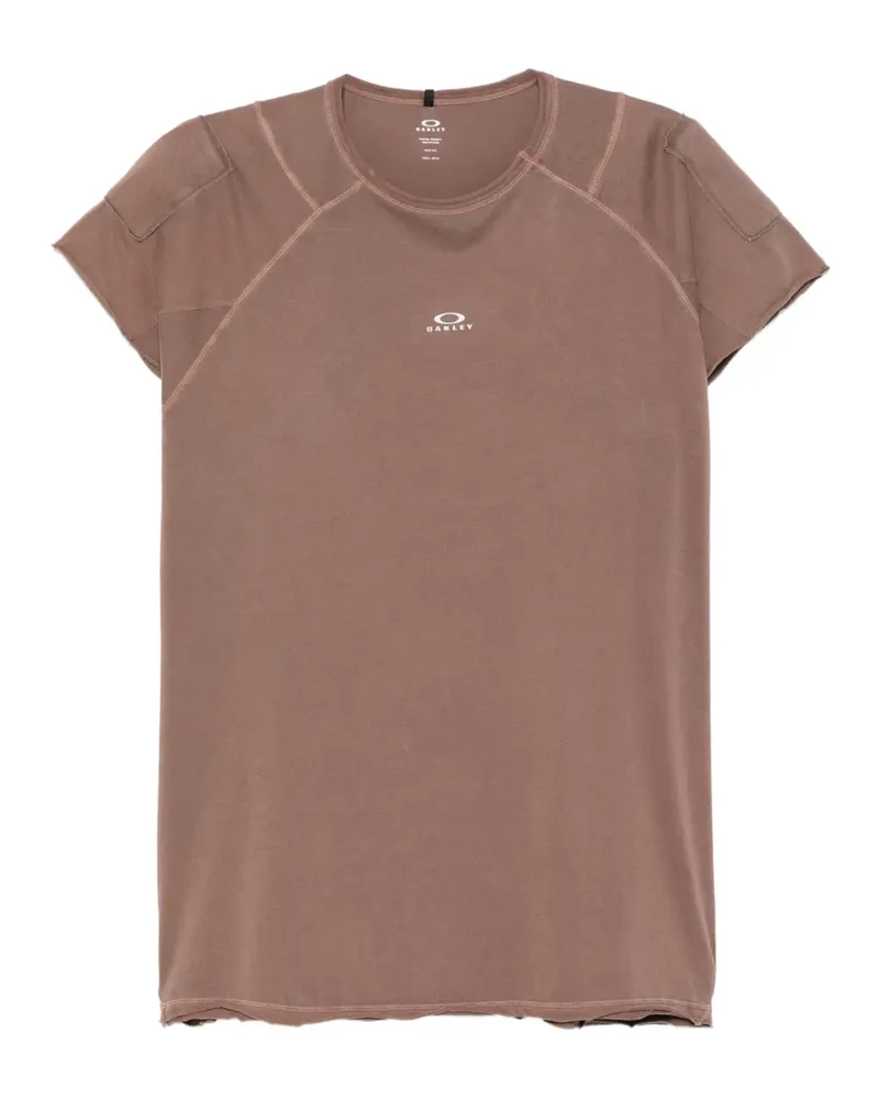 Oakley T-Shirt mit Logo-Print - Braun Braun