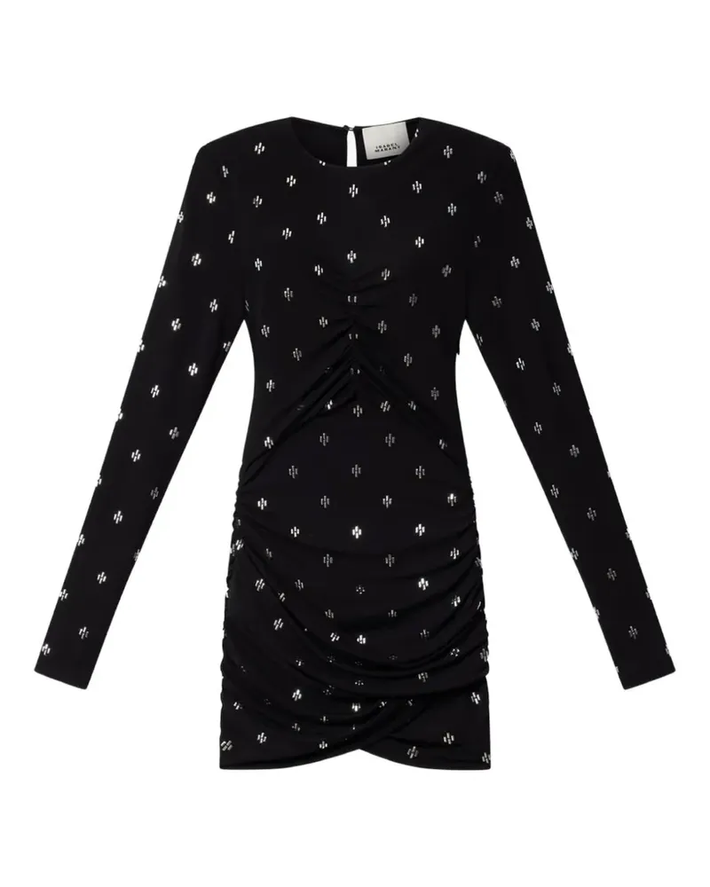 Isabel Marant Melzy Kleid - Schwarz Schwarz