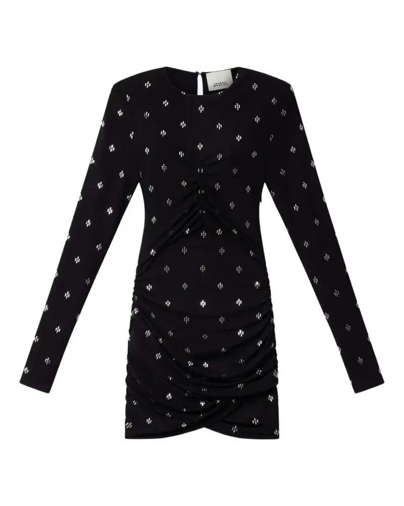 Isabel Marant Melzy Kleid - Schwarz Schwarz