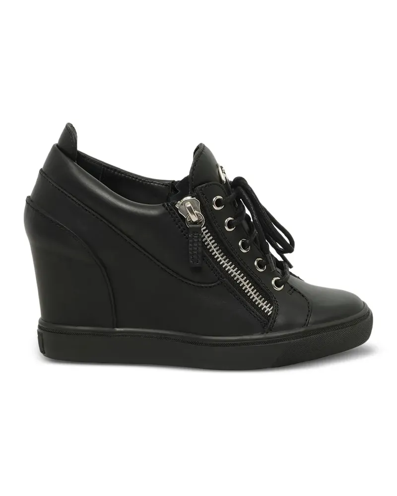 Giuseppe Zanotti Sneakers mit Wedge-Absatz - Schwarz Schwarz