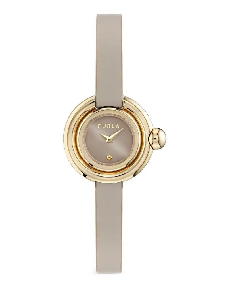 Furla Brown Dial Armbanduhr 30mm - Nude Nude