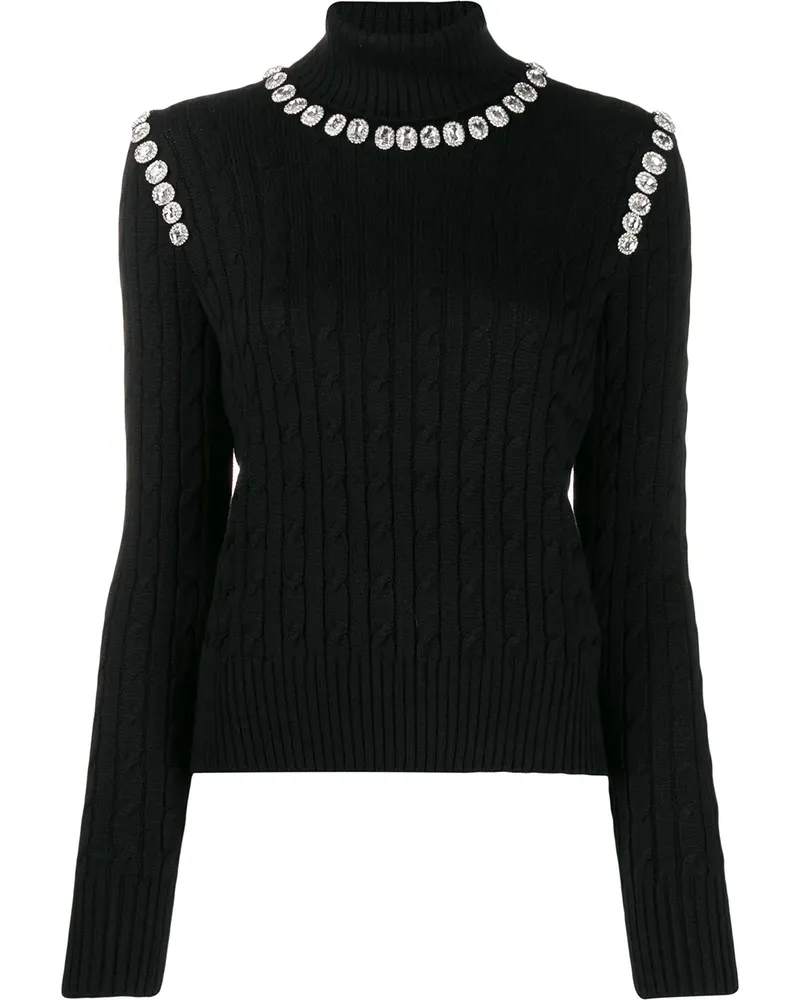 Giuseppe di Morabito Pullover mit Schmucksteinen - Schwarz Schwarz