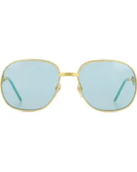 Casablanca Paris Sonnenbrille mit eckigem Gestell Gold