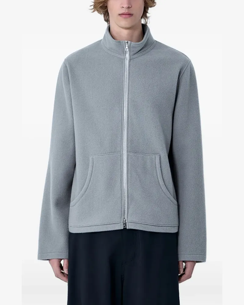 Rier Fleecejacke mit Reißverschluss - Grau Grau