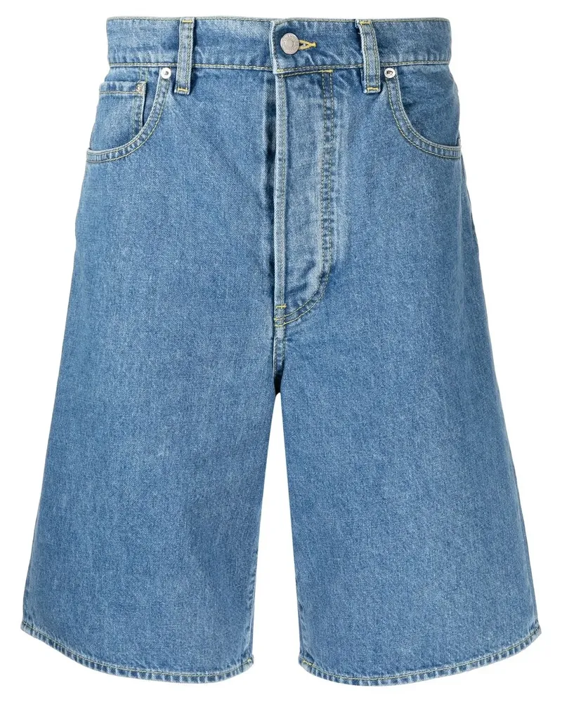 Kenzo Jeans-Shorts mit geradem Bein - Blau Blau