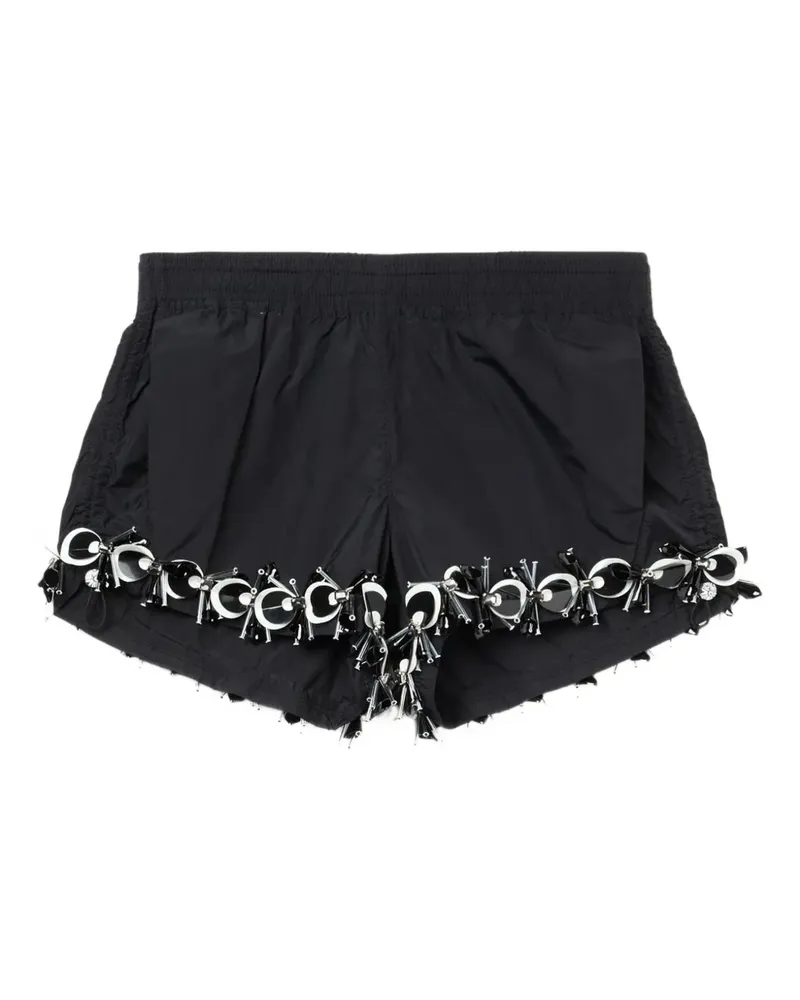 Emilio Pucci Shorts mit verziertem Saum - Schwarz Schwarz