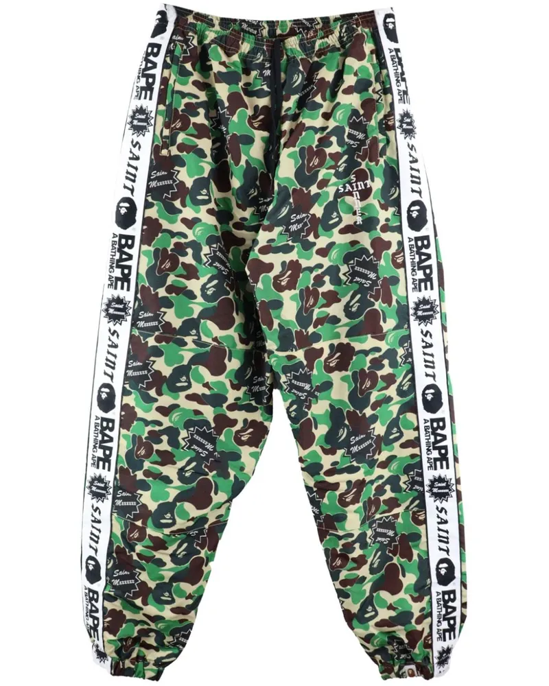 SAINT MXXXXXX Jogginghose mit Camouflage-Print - Grün Grün