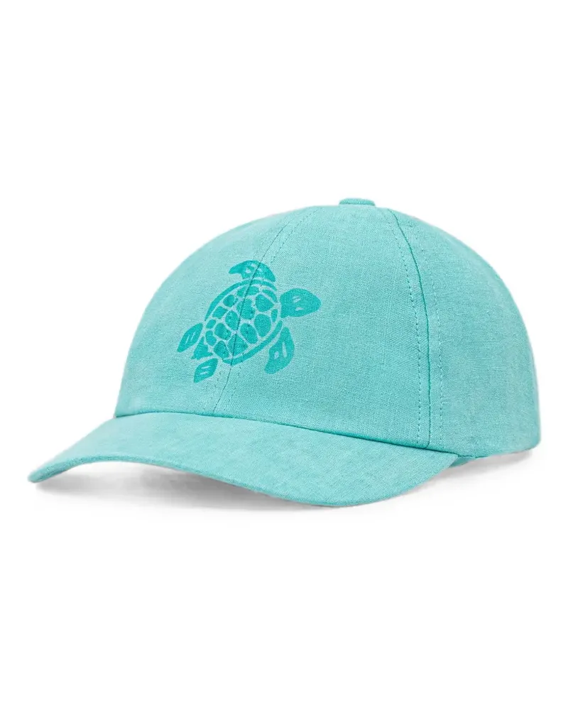 Vilebrequin Camo turtle-print baseball cap - Blau Blau