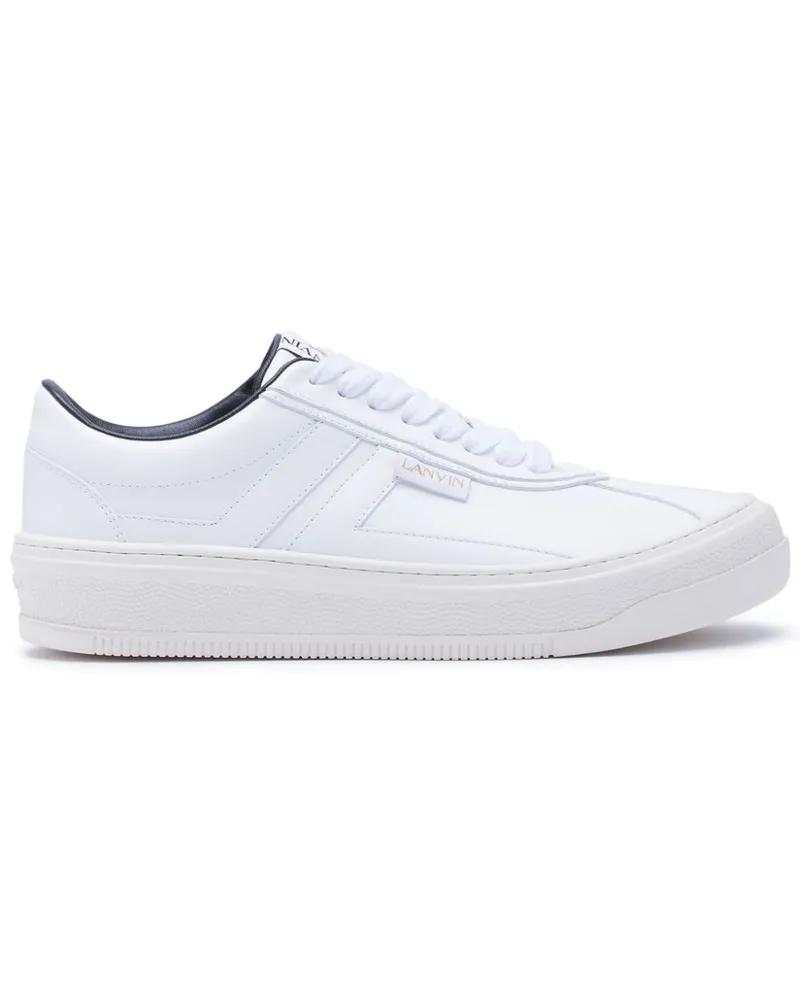 Lanvin Sneakers aus Leder - Weiß Weiß