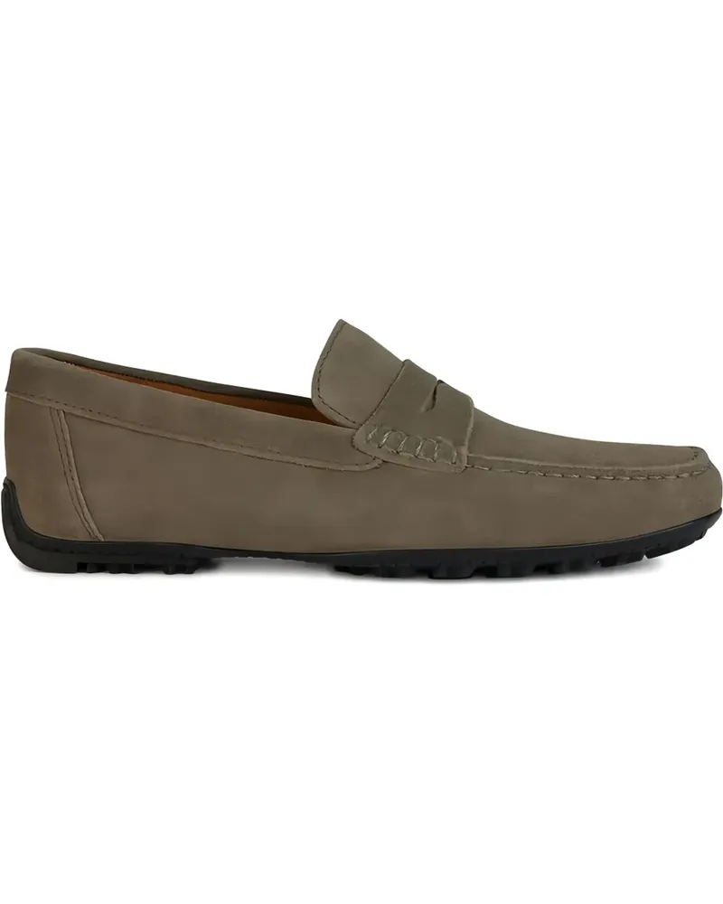 Geox Kosmopolis Penny-Loafer aus Wildleder - Nude Nude