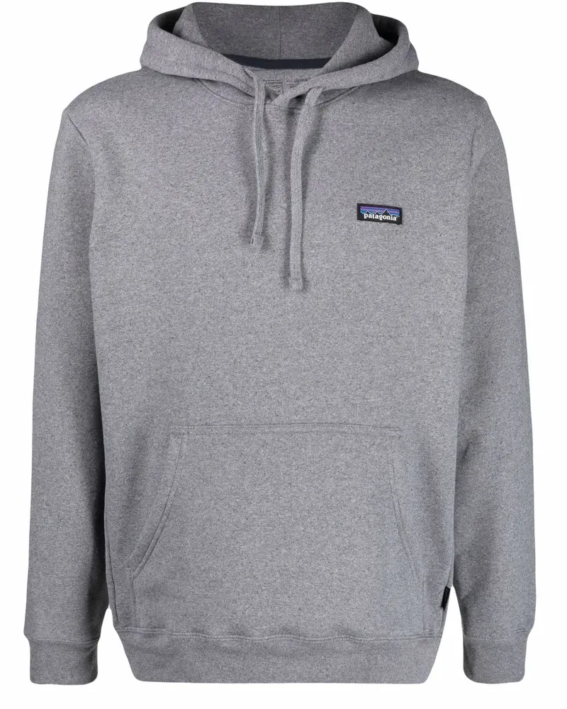 Patagonia Hoodie mit Logo-Patch - Grau Grau