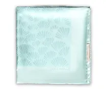 Seidenschal mit Muschel-Print - Blau
