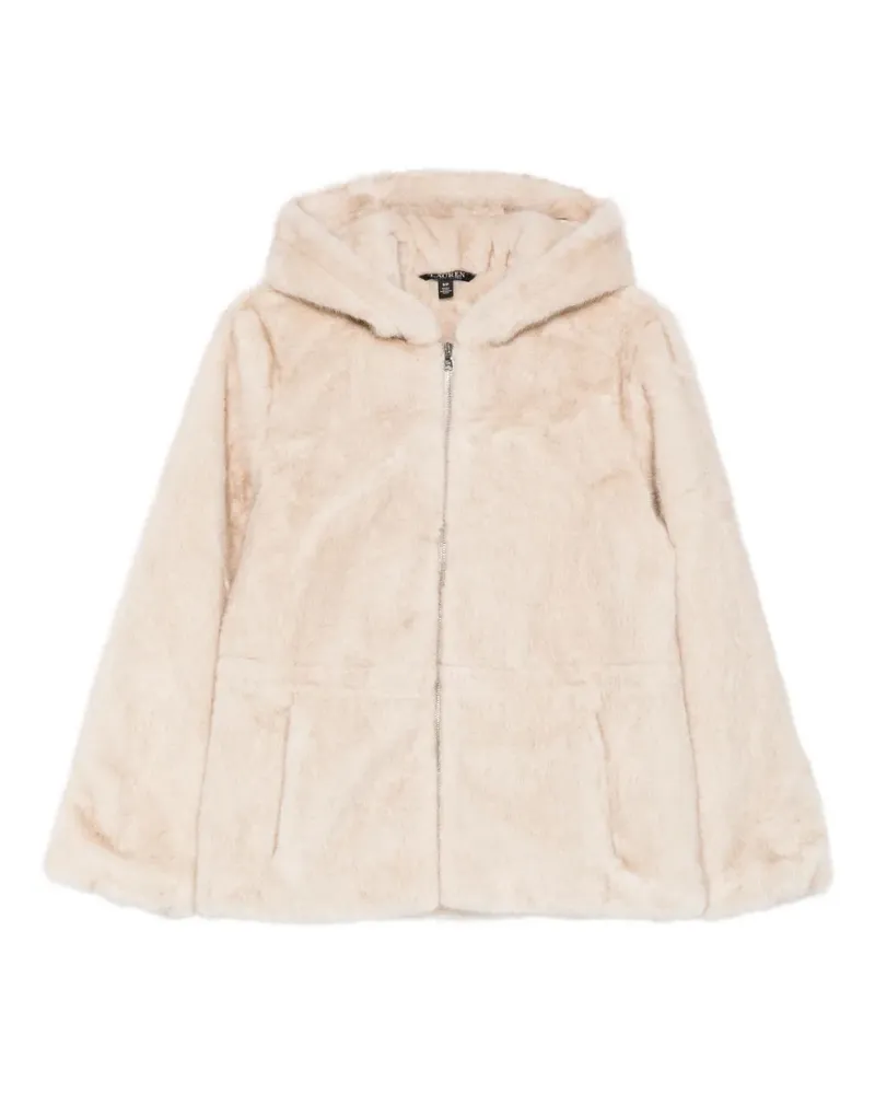 Ralph Lauren Kapuzenjacke mit Reißverschluss - Nude Nude