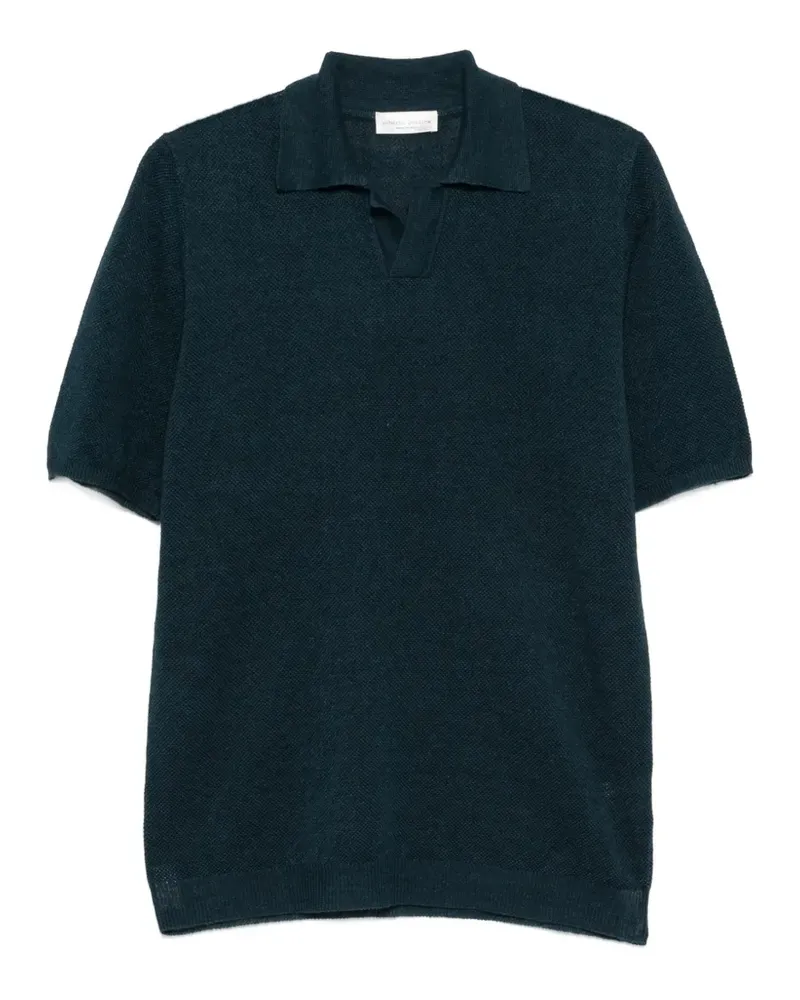 Roberto Collina T-Shirt mit V-Ausschnitt - Grün Grün