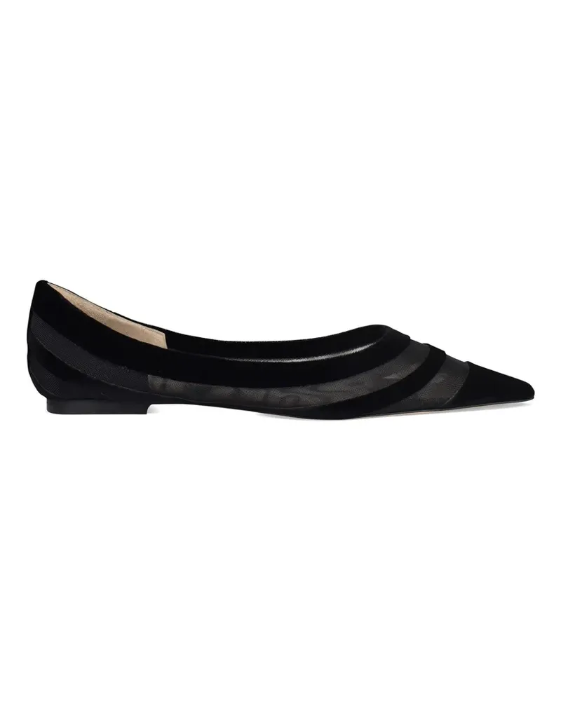 Jimmy Choo Ballerinas mit spitzer Kappe - Weiß Weiß
