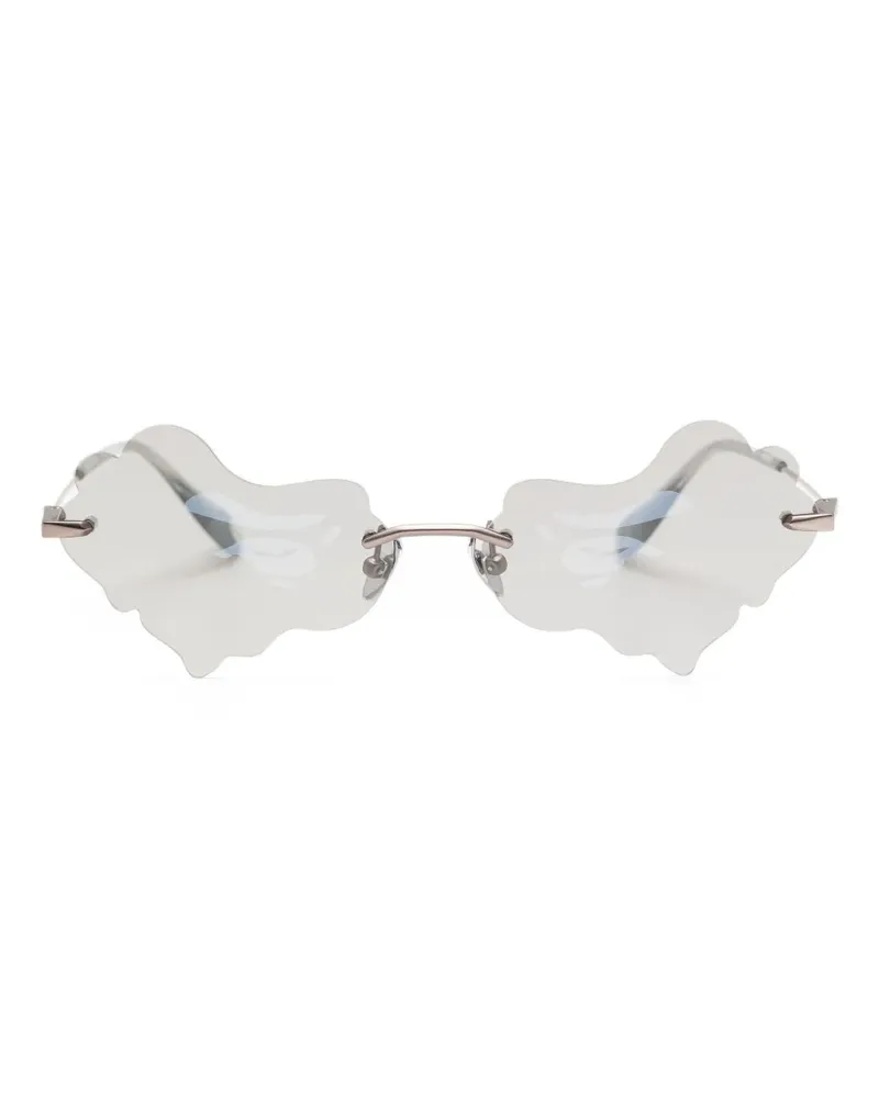 BAPE Moonface Sonnenbrille - Grau Grau