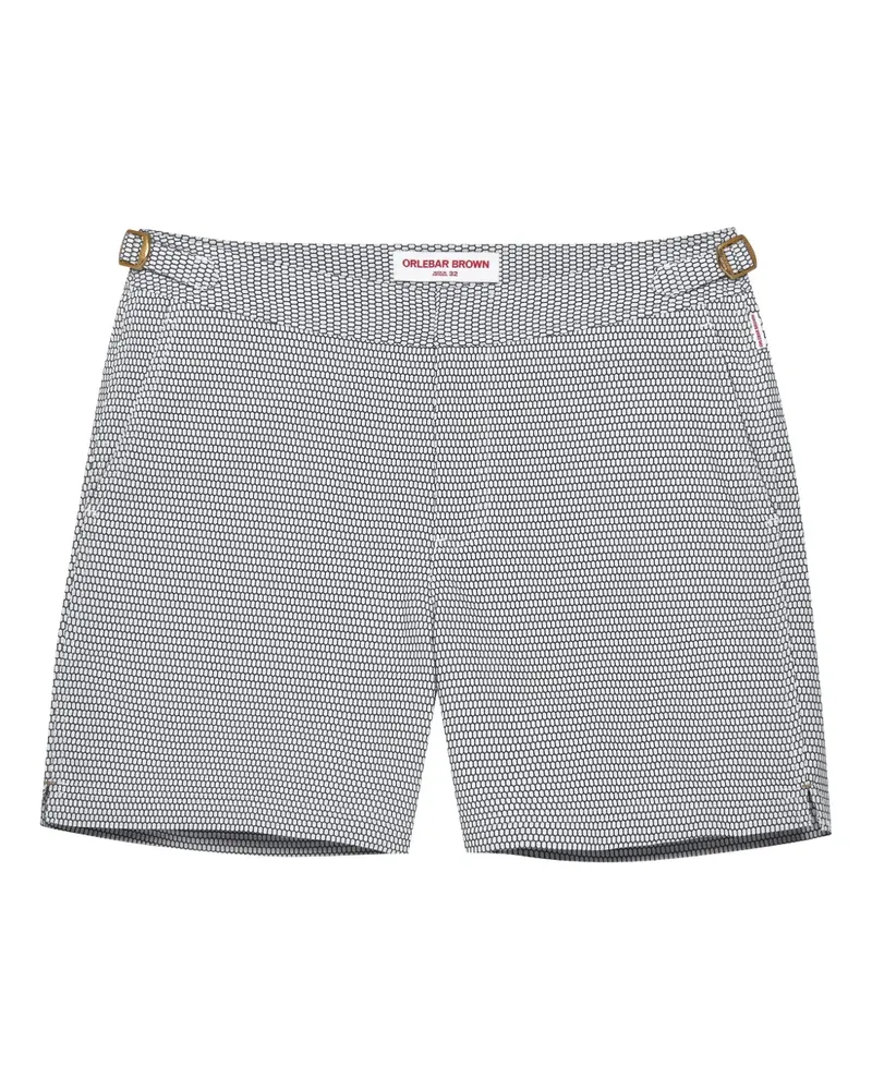 Orlebar Brown Badeshorts mit Jacquardmuster - Blau Blau