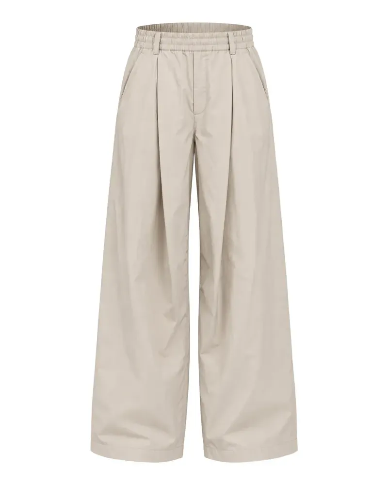 Moose Knuckles Palazzohose mit weitem Bein - Nude Nude
