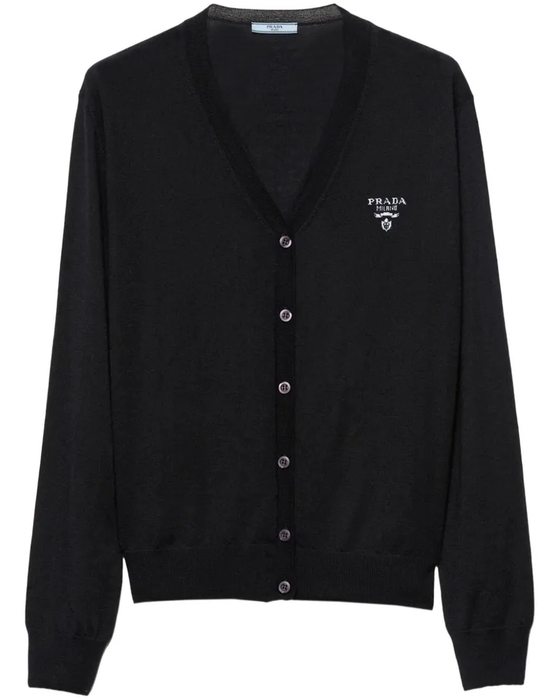 Prada Cardigan aus Kaschmir - Schwarz Schwarz