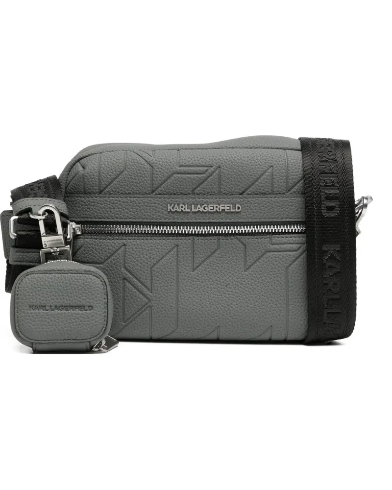 Karl Lagerfeld K/Urban Kameratasche mit Monogramm - Grau Grau