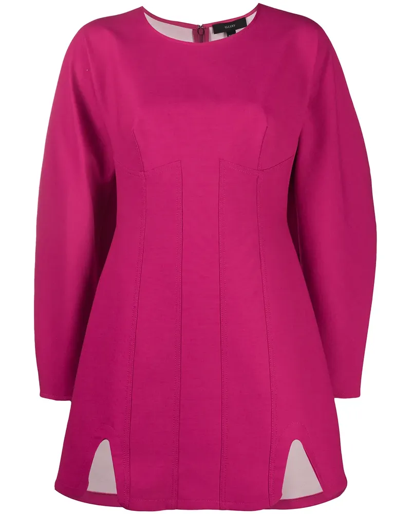 ELLERY Minikleid mit Ballonärmeln - Rosa Rosa