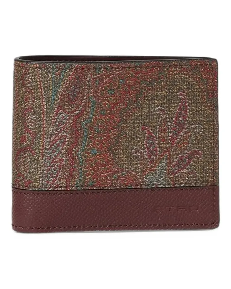 Etro Paisley bifold wallet - Braun Braun